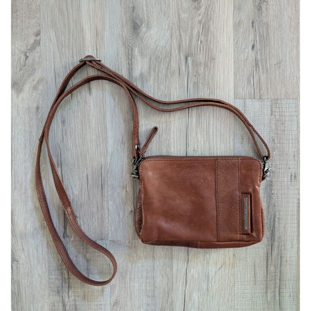 Classic Brown Leather Crossbody Bag